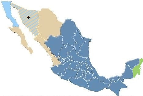 mexico mapa. mapa de mexico